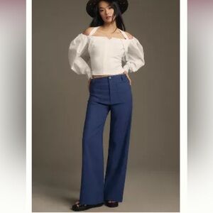 The Colette Full-Length Wide-Leg Pants by Maeve